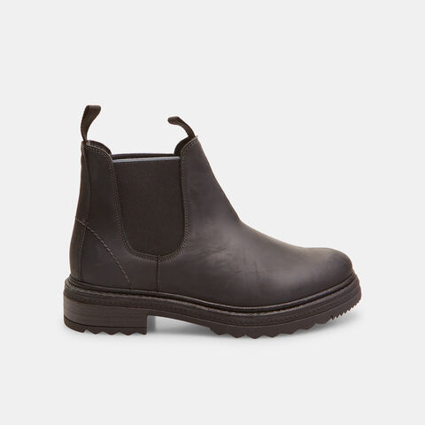Botas chelsea de hombre en piel, Negro Botas chelsea de hombre en piel, Negro